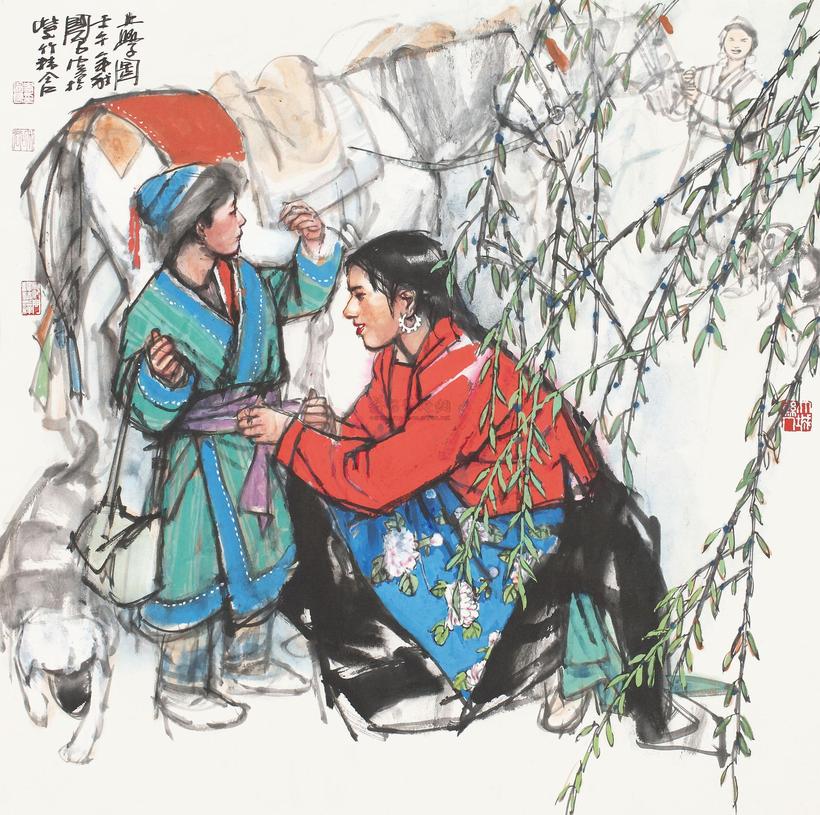 史国良 上学图 镜片