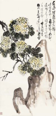 王个簃 花卉