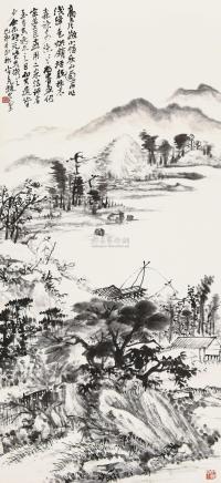 赵云壑 己卯（1939）年作 幽居图 立轴