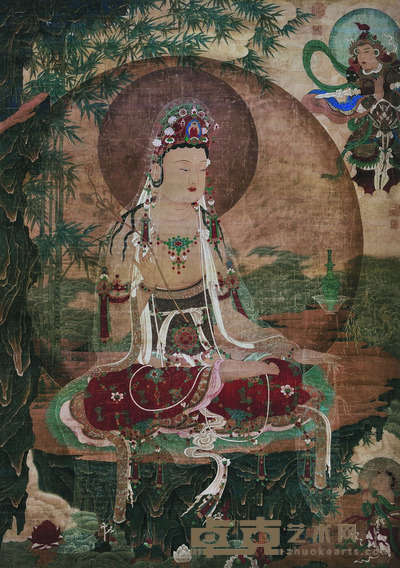 佚名 观音菩萨图 75×53 每幅3.6