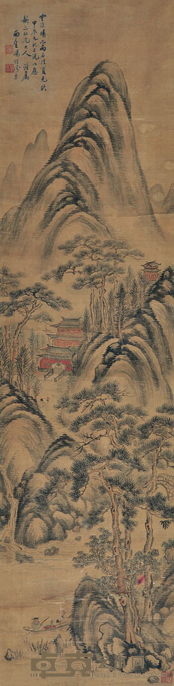 汤贻芬 晴雨图 127×32.5 每幅3.7