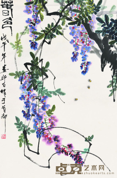 娄师白 春色 103×68 每幅6.4