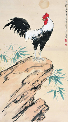 徐悲鸿 雄鸡图
