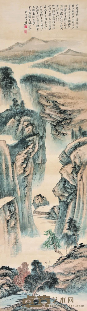 张大千 赤壁游 140×40 每幅5.1