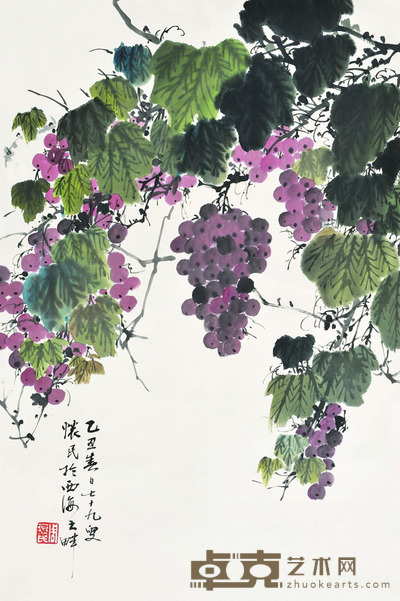 周怀民 葡萄 68×45.5 每幅2.8