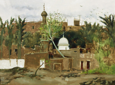 古棕 民居旁的清真寺