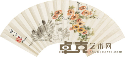 史国良 人物扇面 20×60
