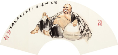 史国良 佛扇面