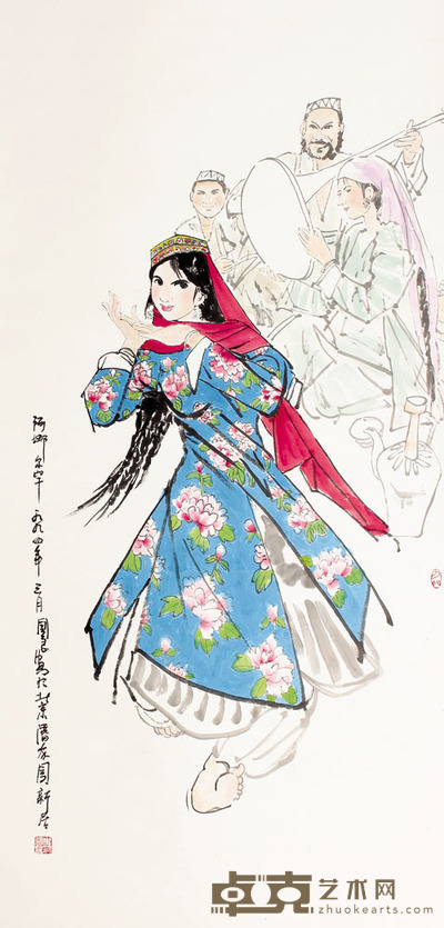史国良 人物立轴 136×68