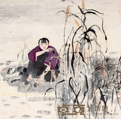 于文江 人物镜片 59×60