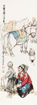 史国良 人物立轴