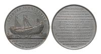 1848年中国帆船银章一枚