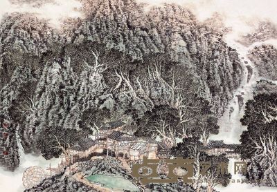 徐家珏 山水 软片 114×163cm