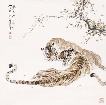 秦学研 虎 托片