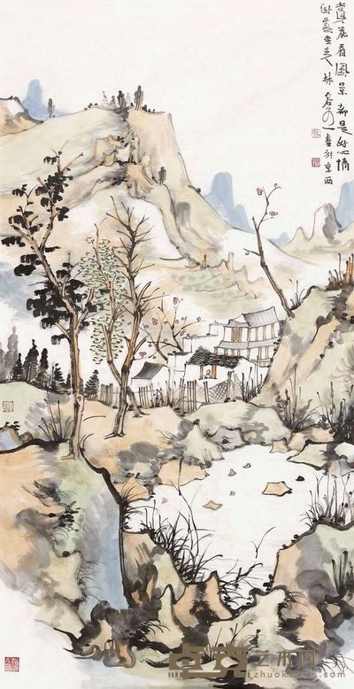 林容生 赏花看风景 软片 136×69cm