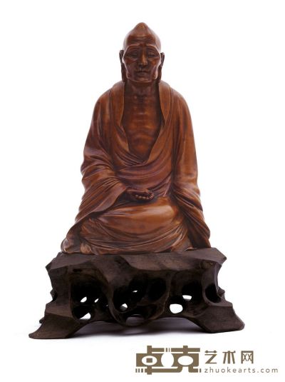 清晚期·朱子常制黄杨木雕罗汉像 