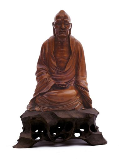 清晚期·朱子常制黄杨木雕罗汉像