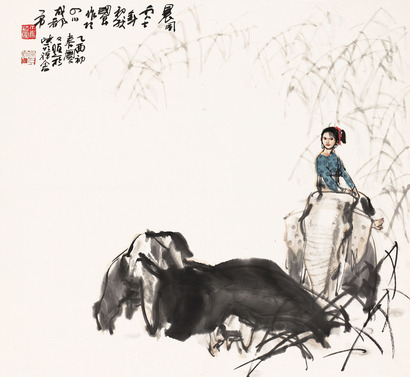 史国良 人物 立轴