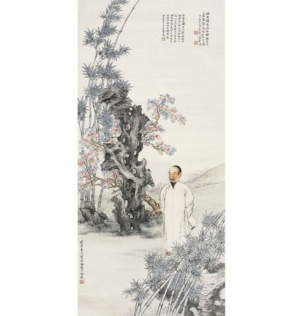 张大千、汪吉麟 一树梅花一放翁