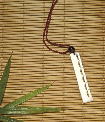 杨 曦 节节高升 白玉挂件