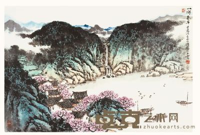 山乡春早 46×69cm