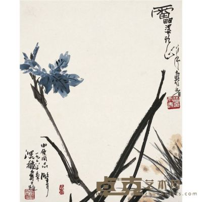 潘天寿 山花图 51×42cm