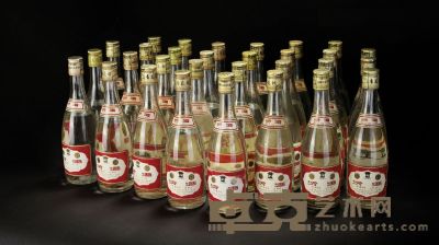 1987—1989年汾酒一组30瓶 
