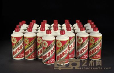 1983—1986年五星牌贵州茅台酒一组30瓶（地方国营） 