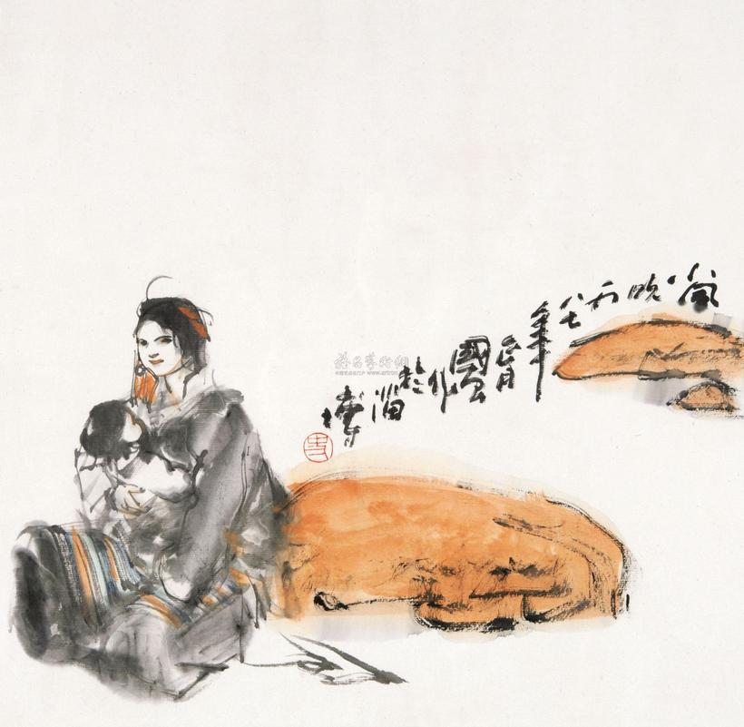 史国良 小风吹 镜框