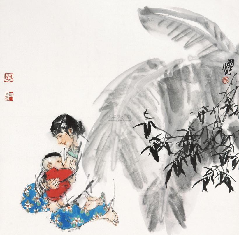 史国良 母子图 镜片