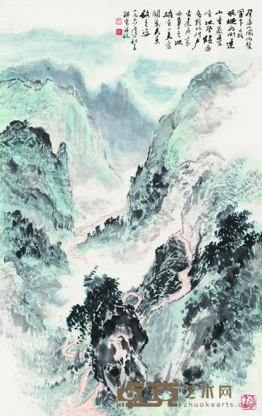 姚耕云 1978年作 娄山关 镜框 71×45cm