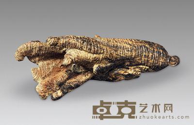 沉香木雕佛手 长11.5cm