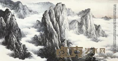 施云翔 浩荡清秋 镜片 92.5×179cm