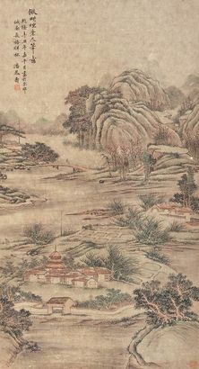 潘恭寿 山水