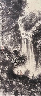 傅抱石 山水