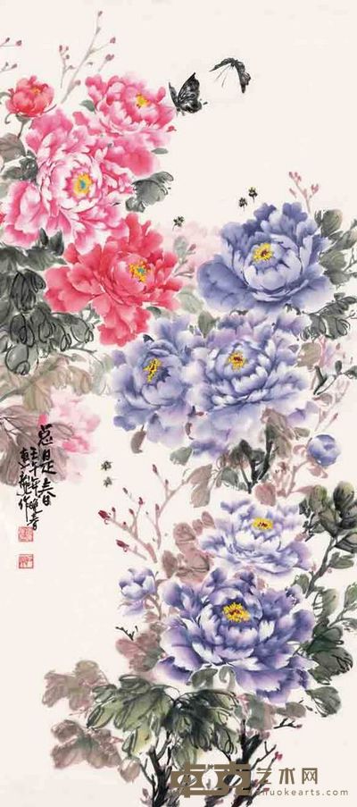 张连龙 点是春 软片 140×70cm