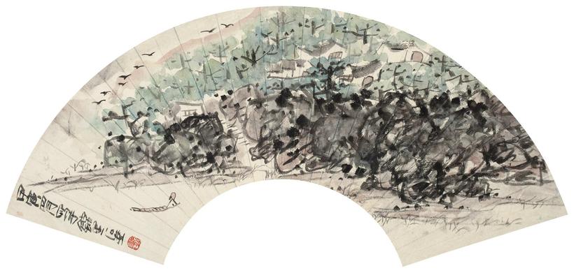 陈子庄 甲寅（1974年）作 春到江南 镜心