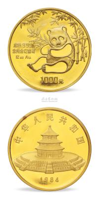 1984年12盎司熊猫金币