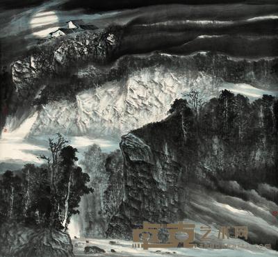 邓世华 山水 镜心 89×96cm