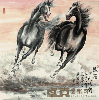 刘福泽 2011年作 腾飞 镜心 68×68cm