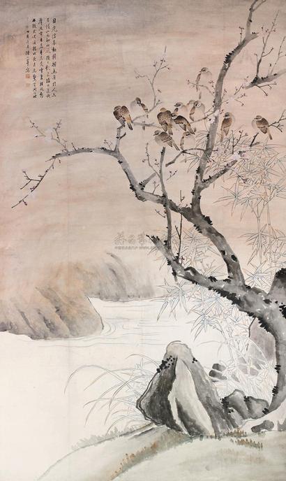 陈小翠 花鸟 立轴