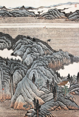 山水立轴