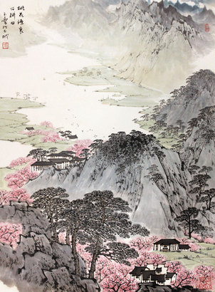 山水立轴