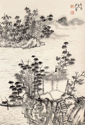 山水立轴
