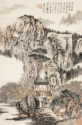 山水立轴
