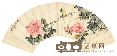 花鸟镜片 18×62