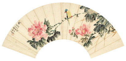 花鸟镜片