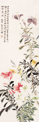 花卉立轴