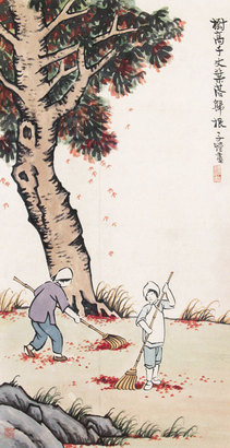 人物立轴