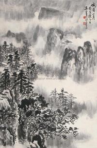 吴一峰 1983年作 峨嵋山月 立轴